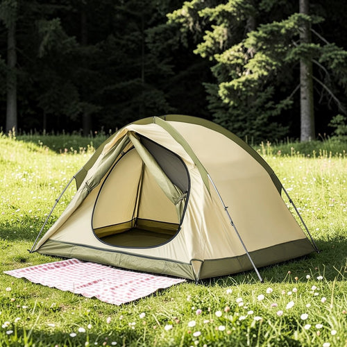 Kfxmw 3-4 Person Instant Camping Tent - Automatic Pop-Up Design for Easy Setup - Waterproof & UV Protected - Perfect for Family Camping & Hiking